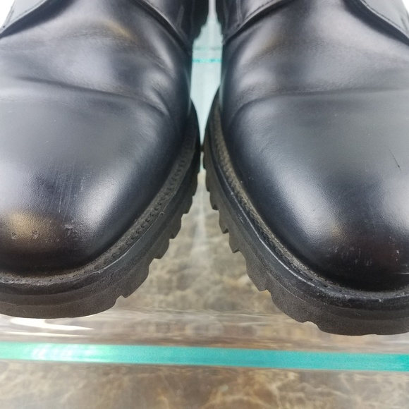 Paul Stuart Black Leather Custom Oxford Shoes 8 - Picture 4 of 8